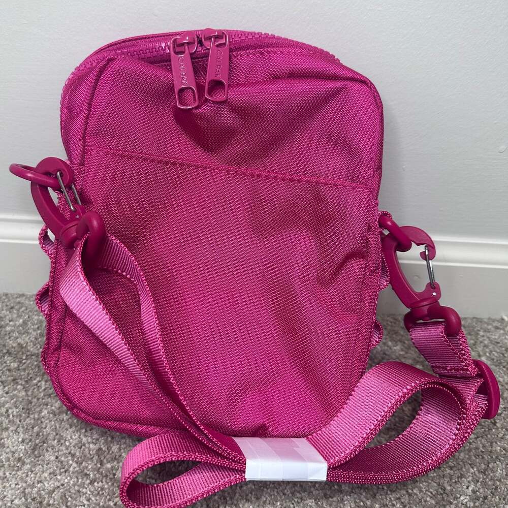 CALPAK Stevyn Mini Crossbody Bag in Dragon Fruit Pink - Picture 5 of 6